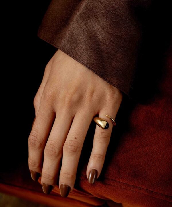 Alternative view of Mini Dum Pinky Ring Silver