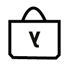 aysha bilgrami jewelry shopping bag icon