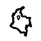 colombia map icon