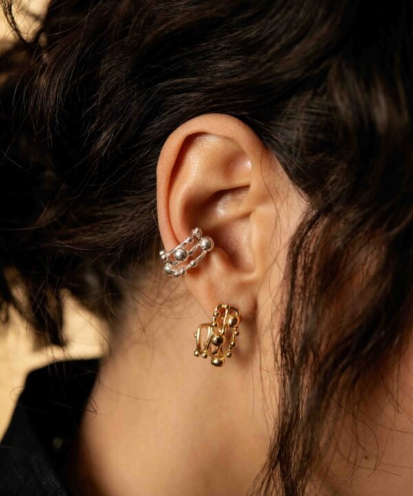 Alternative view of San Goli Ear Cuff Gold