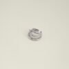 Triple Chuf Ear Cuff Silver