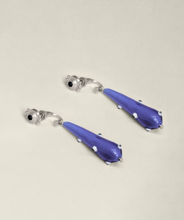 Alternative view of Karu Blue Earrings Silver