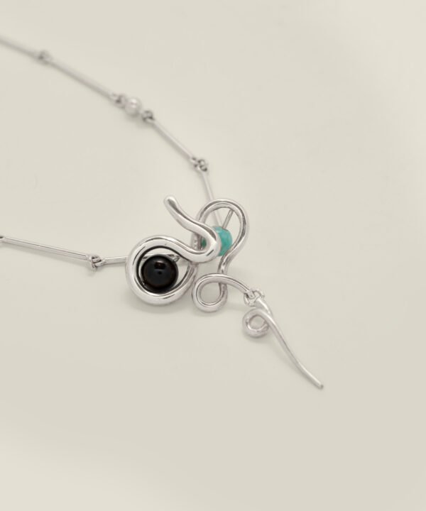 Alternative view of Naga Pendant Silver