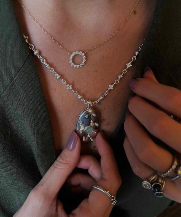 Alternative view of MEMORIA PENDANT SILVER