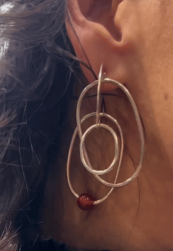 Kundali Earrings Gold - Image 5