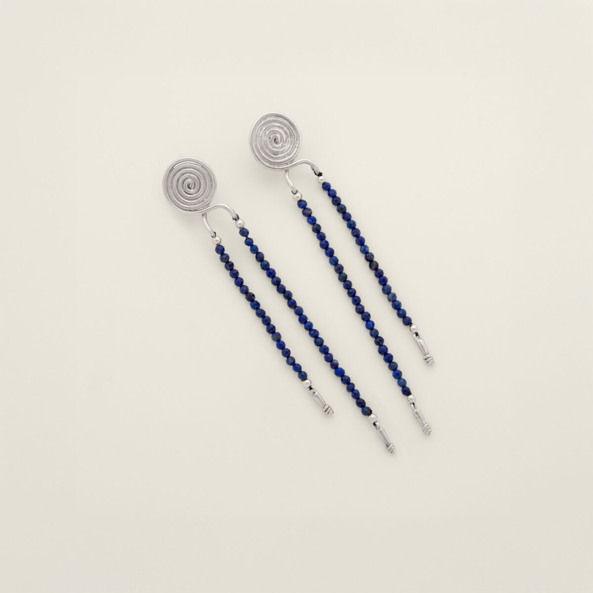 Aretes Ummu Lapis Plata