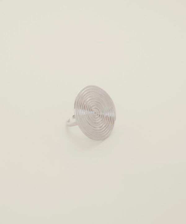 Alternative view of Uzumaki Ring Silver