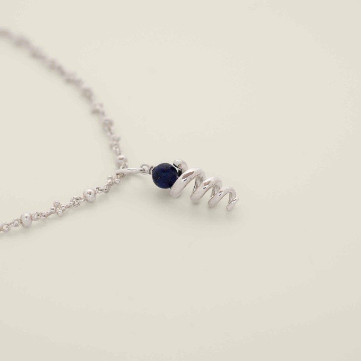 Kundali Pendant Lapis Silver