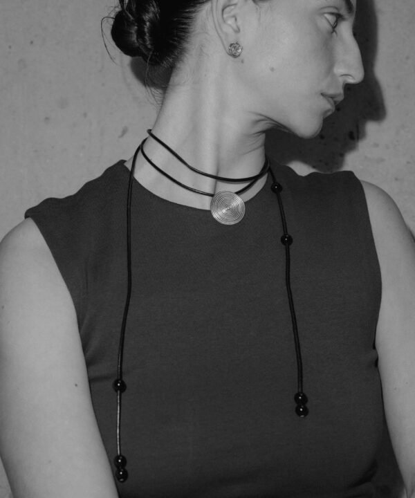 Alternative view of Uzumaki Necklace Silver