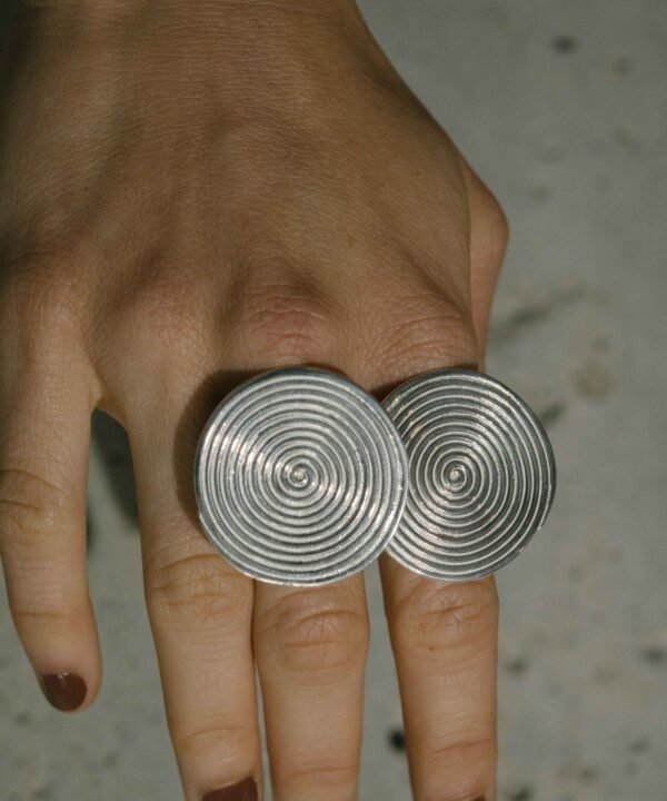 Anillo Uzumaki Plata