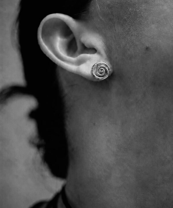 Alternative view of Koru Studs Gold