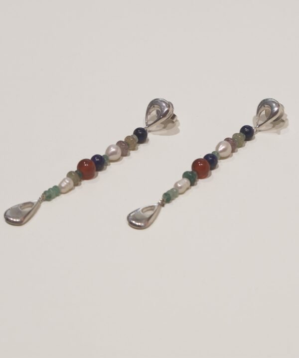 Aretes Milpa Plateados