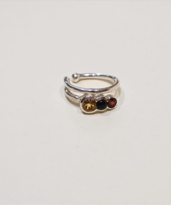 Anillo Ear Cuff Milpa  Plateado