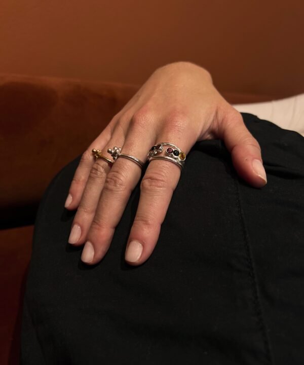 Alternative view of Anillo Ear Cuff Milpa  Plateado