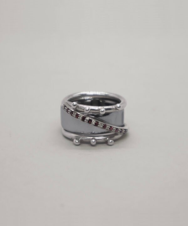 Alternative view of Espiral Stone Smart Ring