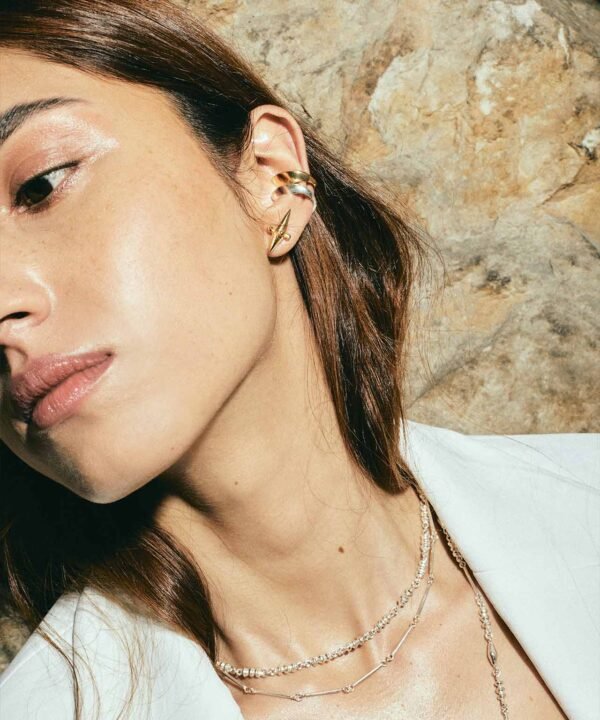 CHANDRA STUDS SILVER - Image 3